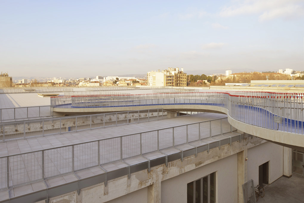 Panorama, Friche de la Belle de Mai, Marseille, grilles, garde-corps acier galvanisé